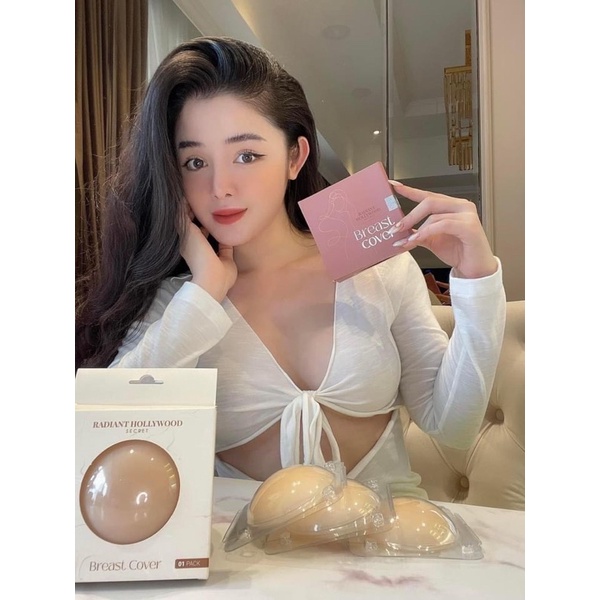 [CÓ CHE TÊN]Miếng dán ngực nhiệt tự thân RH Radiant Hollywood Secret Hàng Mỹ, dán ti siêu mỏng, siêu dính không keo