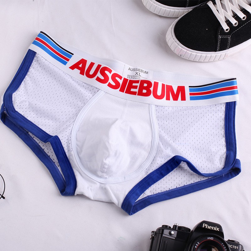 [Thun lạnh thông hơi] Quần lót sịp đùi nam sexy lịch lãm Aussiebum thông hơi