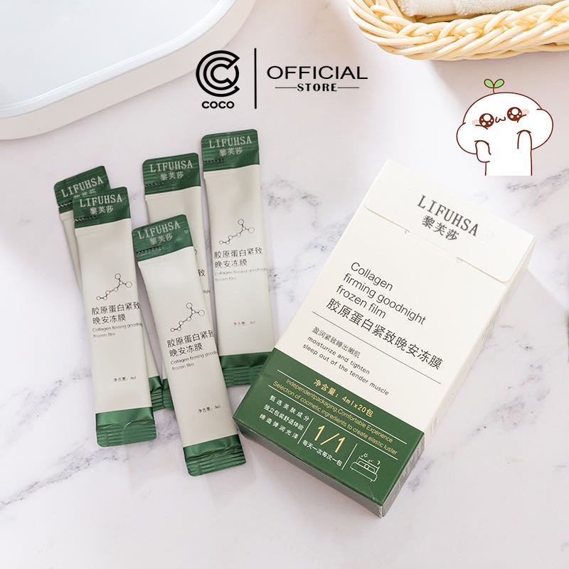 MẶT NẠ NGỦ THẠCH COLAGEN GIÚP NÂNG CƠ_CĂNG BÓNG_BỔ SUNG Colagen Cho Da