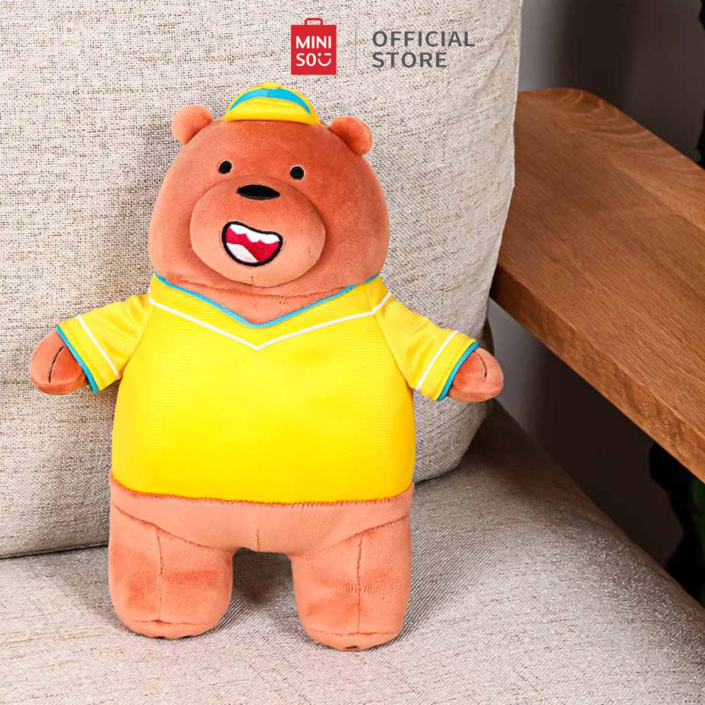 MINISO We Bare Bears gấu bông gấu bông mini thú bông gấu trúc gấu trắng ăn mặc dễ thương