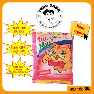 Mì trẻ em Miu Miu 1 gói 1k mì tôm trẻ em mì trẻ em con mèo mì sấy Miu Miu FREESHIP