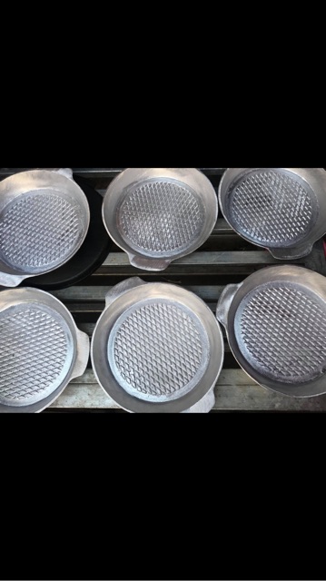 Chảo gang nướng 24 cm cao 5