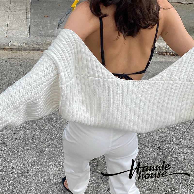  Áo khoác Sweater dệt kim phong cách đơn giản cho nữ | BigBuy360 - bigbuy360.vn