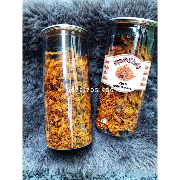 Mực xé sợi tẩm vị 250gr