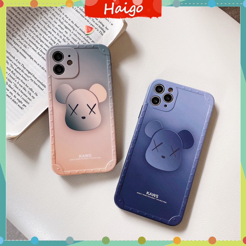 Ốp lưng mềm họa tiết độc đáo Bearbrick cho iPhone12 mini 11 PRO MAX 6/6s 7/8plus SE2 X/XS XR XSMAX #HG3604