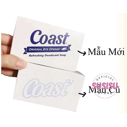 Xà phòng COAST Classic Scent Refreshing Deadorant Soap 113g hương gió biển| Xà phòng cục Coast