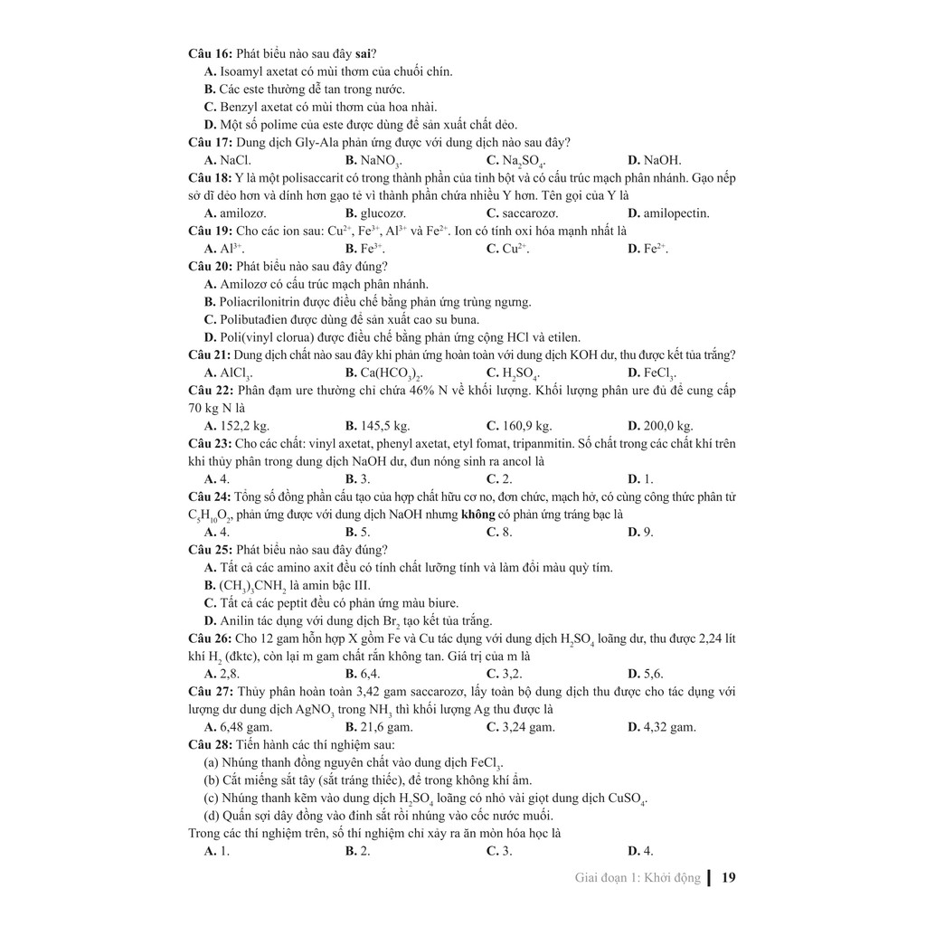 Sách - CC Thần tốc luyện đề 2021 môn Hóa học chinh phục kì thi tốt nghiệp THPT và thi vào các trường đại học, cao đẳng