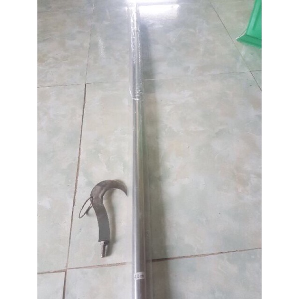 Móc Liềm Cắt Cành Cây Hái Quả Kết Hợp Với Sào Rút Inox