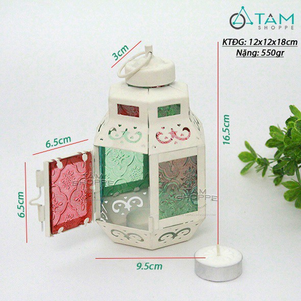 Chân nến nhà cổ Châu Âu H-CHN-08