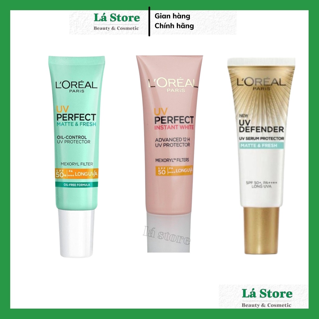 CHÍNH HÃNG - Kem Chống Nắng Bảo Vệ Da LOreal Paris - L'Oreal Paris UV Perfect SPF50+ PA++++ 15ml