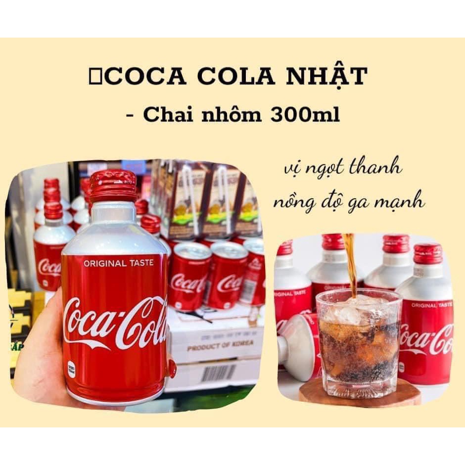 Coca Cola Nhật lon 300ml