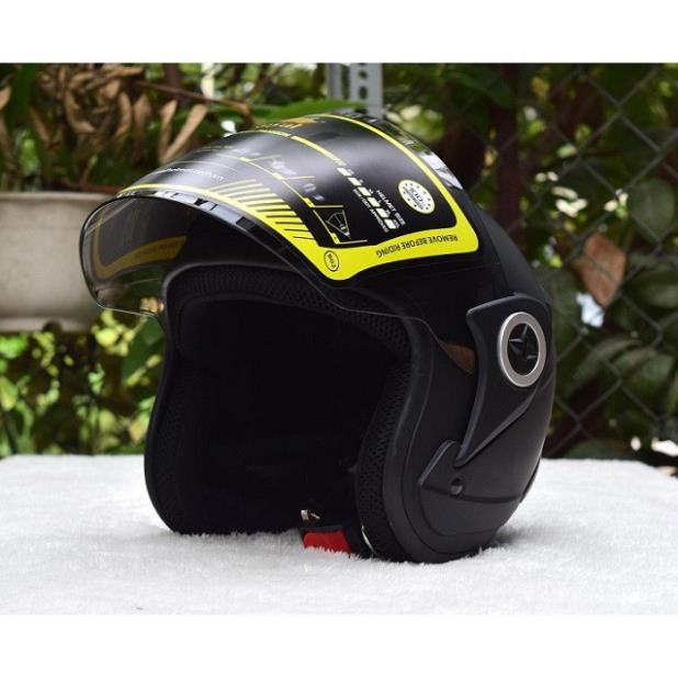 Mũ Bảo Hiểm ASIA M168, Nón Bảo Hiểm có Kính Khói Đi Ban Đêm Và Ban Ngày Đều Được - ASA HELMETS