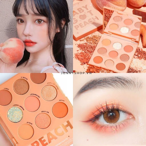 Bảng phấn mắt 9 ô Colorpop Baby got peach Ornate Big Poppy