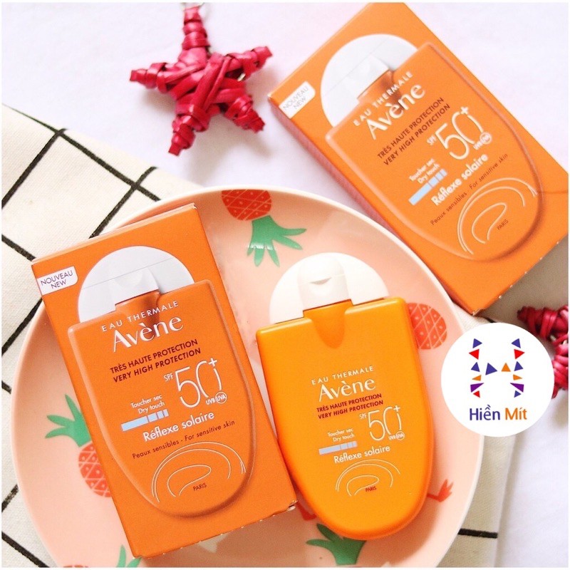 Kem Chống Nắng Vật Lý Avene Sun Very High Protection Réflexe Solaire 30ml Avène Rèlexe da nhạy cảm Dry Touch spf50 Bill