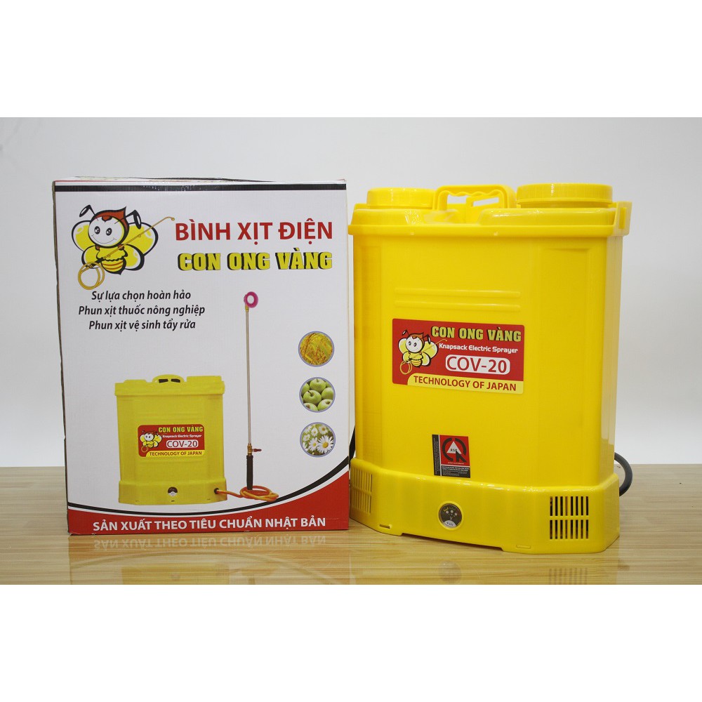 Bình xịt điện 20 lít con ong vàng 20d