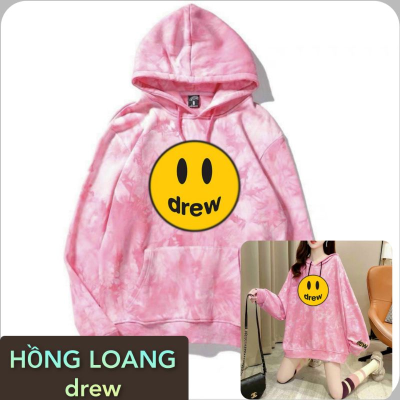 Áo nỉ hoodie Màu Loang Essentials In cao su nổi Hogoto shop , áo nỉ bông unisex nam nữ (kèm Móc khóa +Bùa yêu)