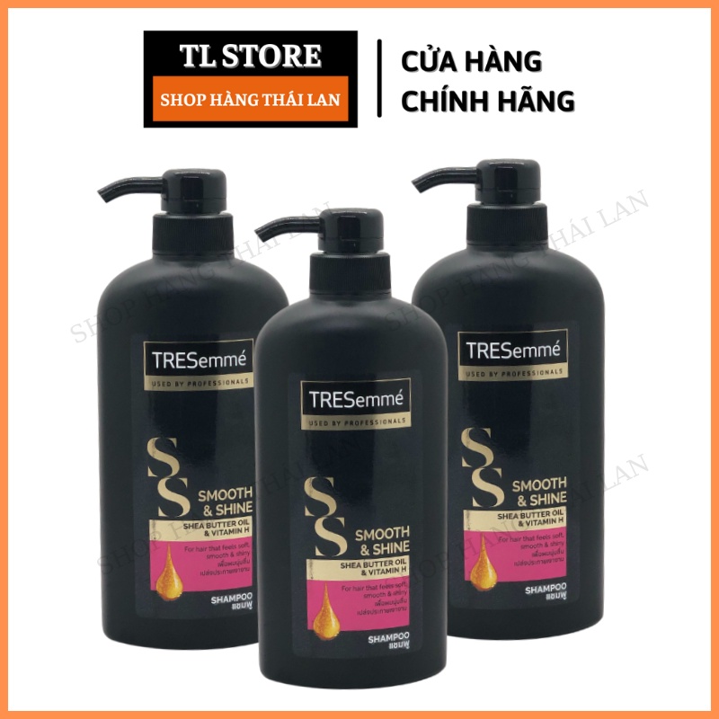 Dầu Gội Đầu TRESEMME Thái Lan Màu Đỏ Màu Đen chai 425/450ml