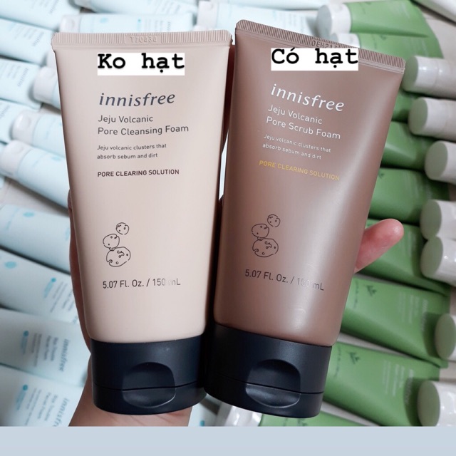 ( sẵn ) SỮA RỬA MẶT INNISFREE JEJU VOLCANIC PORE SCRUB FOAM