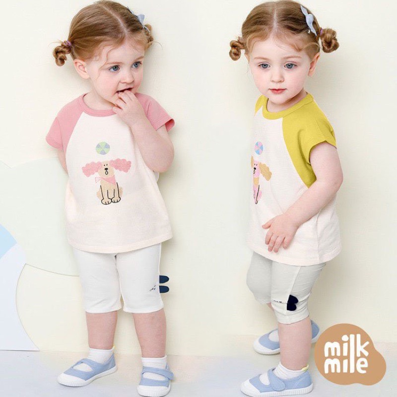 Set MilkMile xuất Hàn dư xịn cho bé gái