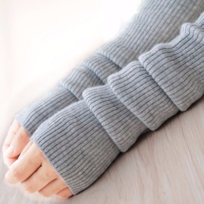 Ống Tay Áo Dài Nửa Ngón Bằng Len Cashmere Giữ Ấm Mùa Thu Đông Cho Nữ | BigBuy360 - bigbuy360.vn