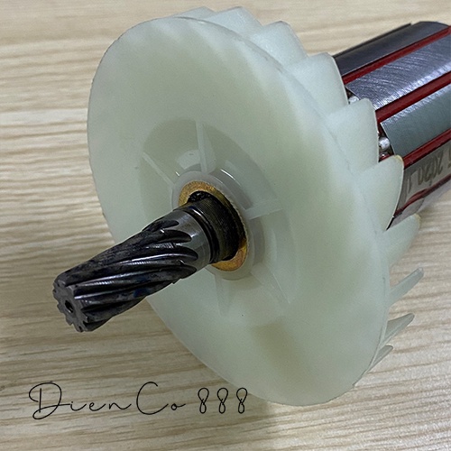 Rotor cưa gỗ 7005 10 răng sắc Thân 41mm Dài 160mm Cánh nhựa dây đồng 220V