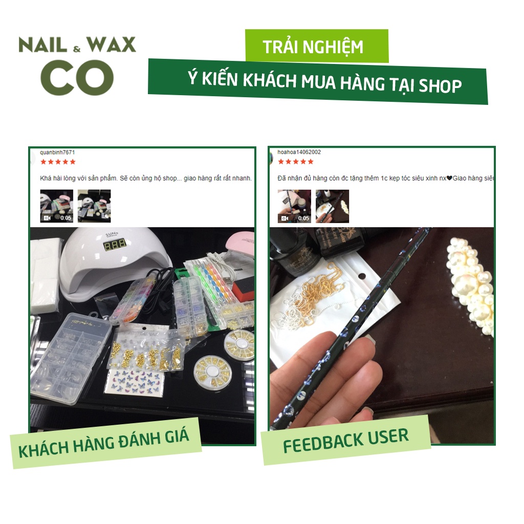 Bút chấm đá nail chuyên dụng cho dân làm móng tay Nail Wax CO