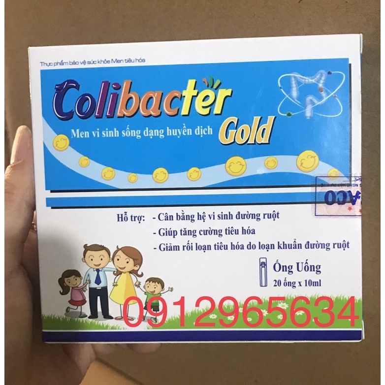 Men vi sinh sống dạng huyền dịch Colibacter gold men Bạch Mai hỗ trợ tiêu hoá trẻ ăn ngon hết biếng ăn