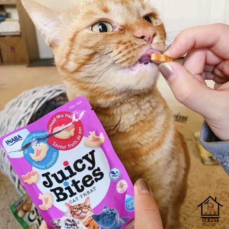 Bánh thưởng INABA JUICY BITES cho mèo 11.3g