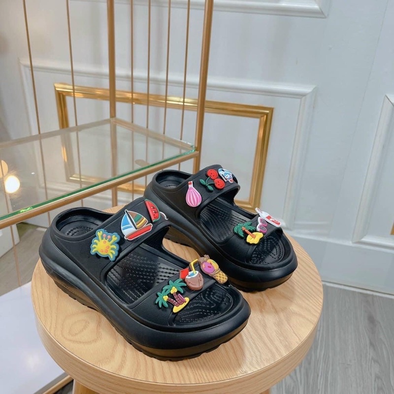 Dép 2 quai đế dày 5cm siêu êm chân