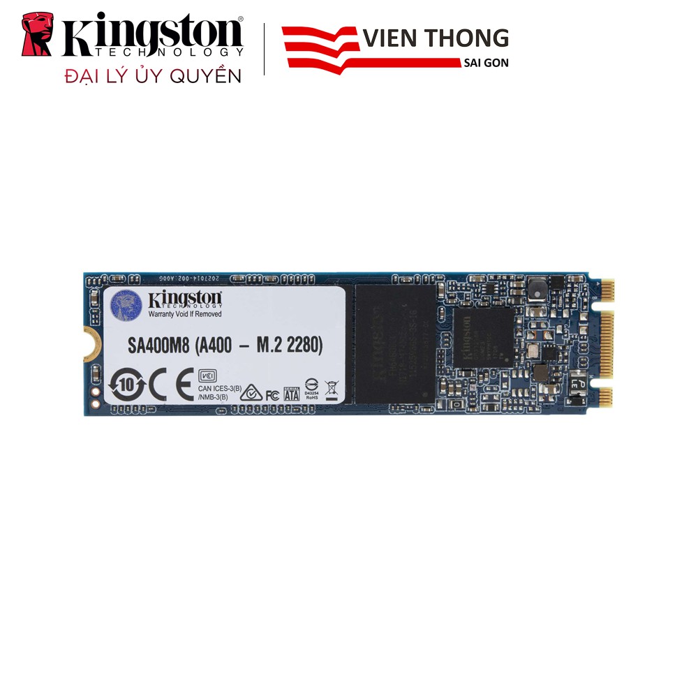 [Mã ELMALL10 giảm 10% đơn 500K] Ổ cứng SSD Kingston A400 120GB M.2 2280 SATA III - Hãng phân phối chính thức