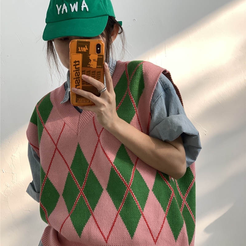 Áo khoác vest SUXI không tay dáng rộng thời trang mùa thu cho nữ