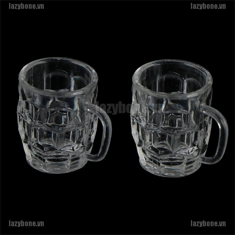 Bộ 2 Ly Rượu Nhỏ Tỉ Lệ 1 / 12 Trang Trí Nhà Búp Bê