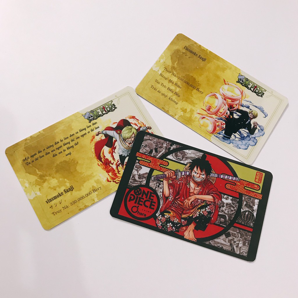 Thẻ Card Anime - thẻ nhựa Pvc hình các nhân vật trong truyện tranh One piece _ Ohara