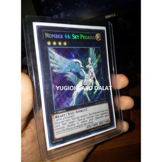 Thẻ bài yugioh chính hãng Number 44: Sky Pegasus– Secret Rare