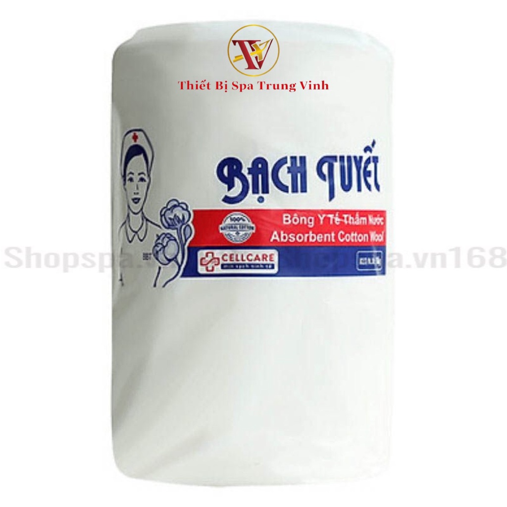 Bông Y Tế Cuộn - loại 1kg - BÔNG BẠCH TUYẾT