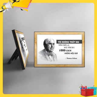 Tranh trích dẫn Thomas Edison WB113