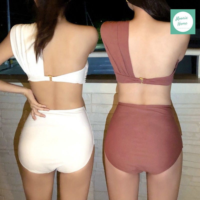 Bikini 2 Mảnh. Đồ Bơi Đi Biển Cao Cấp Họa Tiết Nơ Lệch Cách Điệu BN - 210 (Ảnh + Video thật) | BigBuy360 - bigbuy360.vn