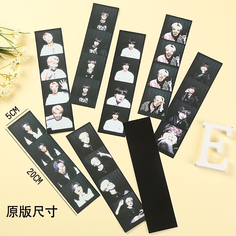 Set 7 tấm phototrip BTS BUTTER - quà pre - order Album BTS BUTTER photostrip