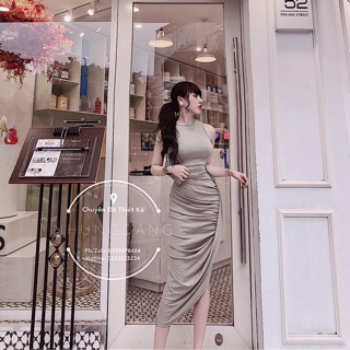 Đầm body chiết eo