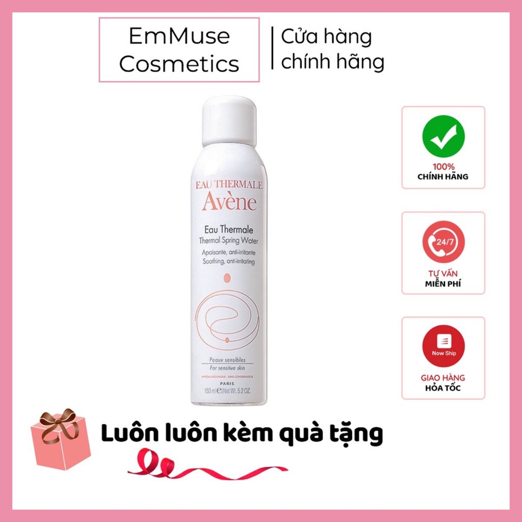 Xịt khoáng cấp nước và giảm kích ứng Avene Thermal Spring Water