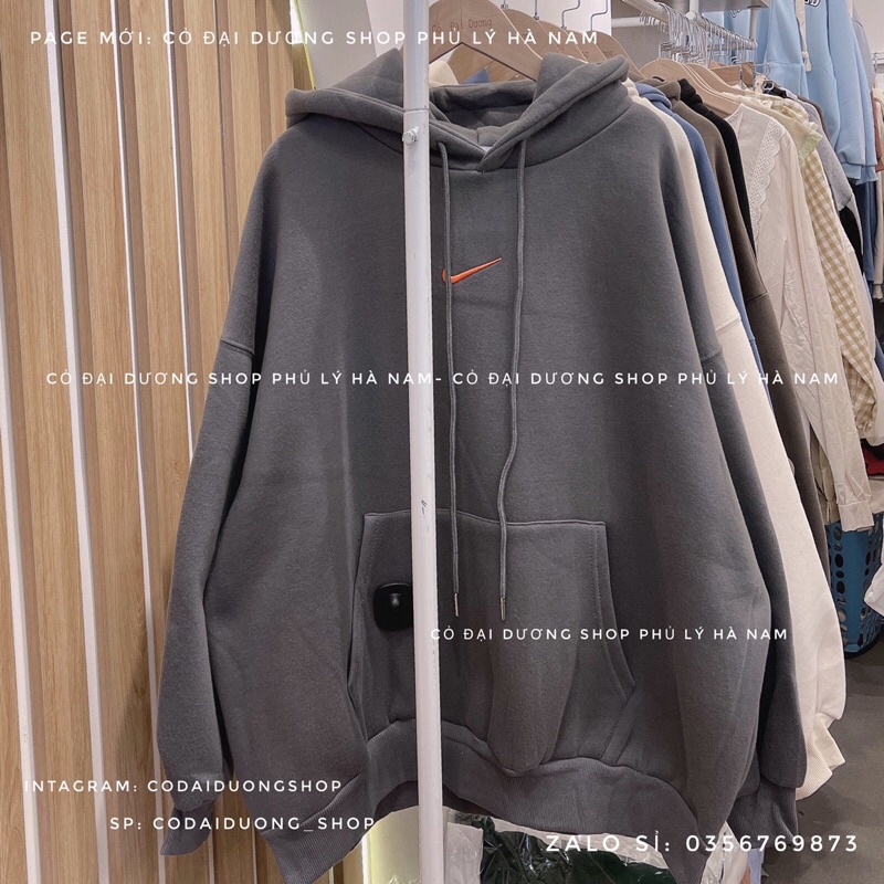 áo nỉ hoodie naiii chữ lưng | BigBuy360 - bigbuy360.vn