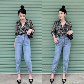 Quần bò ống côn dành cho nữ