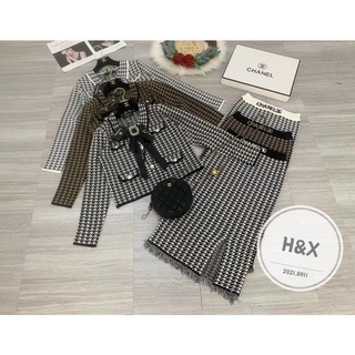 Set váy len (áo + chân váy) HÀNG QC LOẠI 1