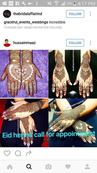 Mực săm henna Ấn Độ (các màu)