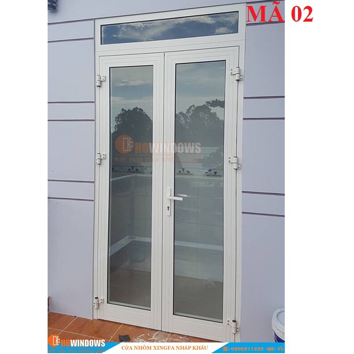CỬA ĐI 2 CÁNH NHÔM XINGFA.