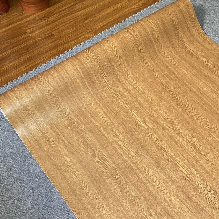 Giấy dán tường giả vân gỗ 3D decal trang trí bàn,ghế,tủ chống thấm khổ 120cm | BigBuy360 - bigbuy360.vn