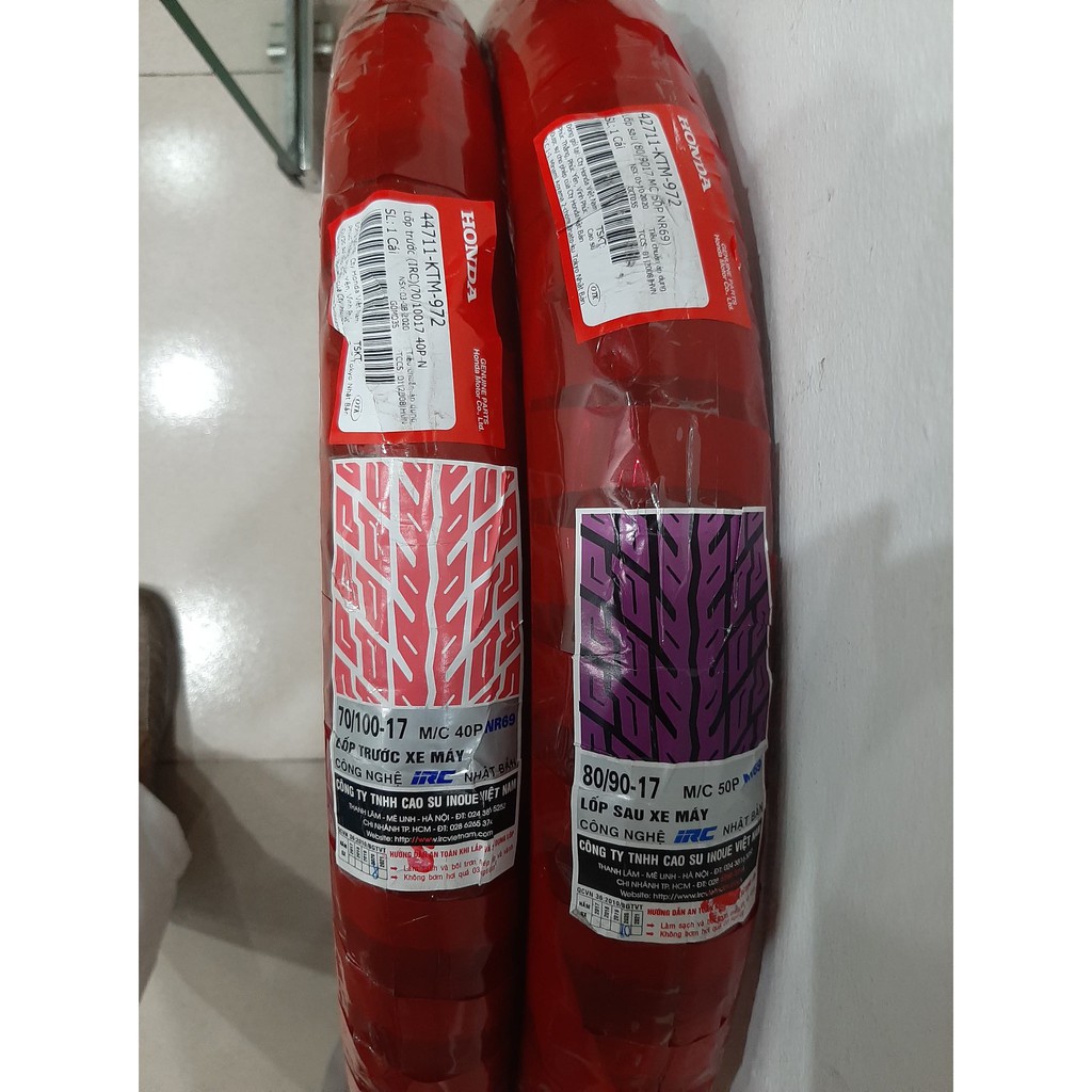 Vỏ Lốp sau Lốp trước wave anpha rsx wave s future blade chính hiệu honda