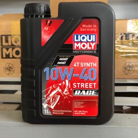 Dầu Nhớt Tổng Hợp Cao Cấp- Nhớt Liqui Moly Race Street 10W-40 êm mát máy thể tích 1L cho xe số xe côn tay.