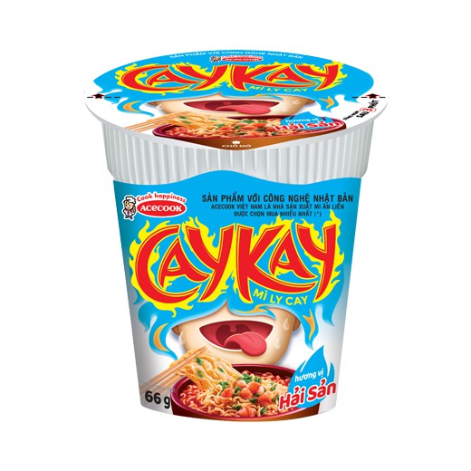 [𝐆𝐢𝐚́ 𝐇𝐮̉𝐲 𝐃𝐢𝐞̣̂𝐭 - 𝐒𝐚𝐥𝐞 𝐤𝐡𝐨̂ 𝐦𝐚́𝐮] Mì Ly Ăn Liền CayKay – Acecook Việt Nam | BigBuy360 - bigbuy360.vn