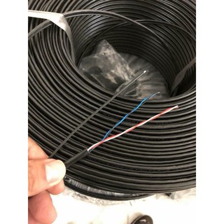 cáp mạng ngoài trời 4 lõi có dây cường lực bấm sẵn 2 đầu